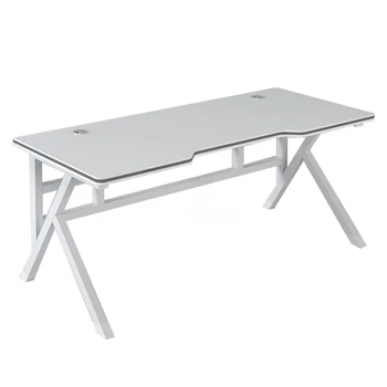 Nordic Manmade Board Computer Desk Office Furniture Bedroom Gaming Desk White Gamer Pc Table