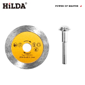 HILDA 54.8mm циркулярен диск Mini Saw Disc Diamond Saw Blade с 6mm джолан за рязане на камък HILDA 54.8mm циркулярен диск Mini Saw Disc Diamond Saw Blade с 6mm джолан за рязане на камък 0
