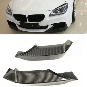 Real Carbon Fiber Front Bumper Side Air Vent Cover Spoiler Part For BMW Серия 6 F06 F12 F13 640i 650i M Sport M Tech 2012-2019