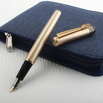 Luxury 839 Класически стил дракон клип метален фонтан писалка 0.5mm писец мастило писалки за подарък офис консумативи училищни пособия